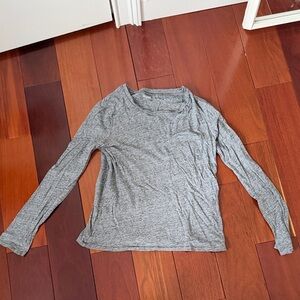 Madewell Gray Long Sleeve Womens Top size S